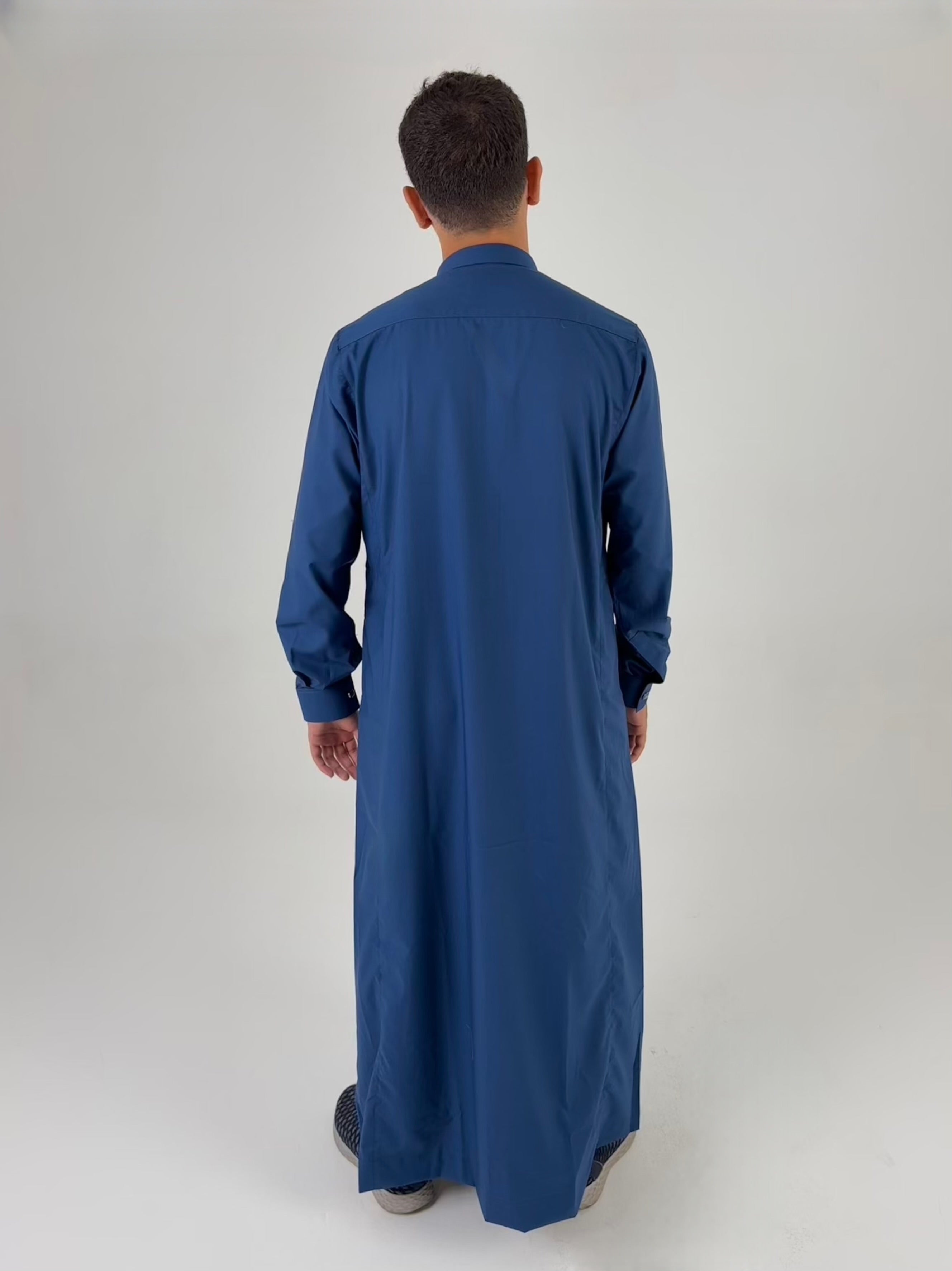 Premium navy qatari thobe