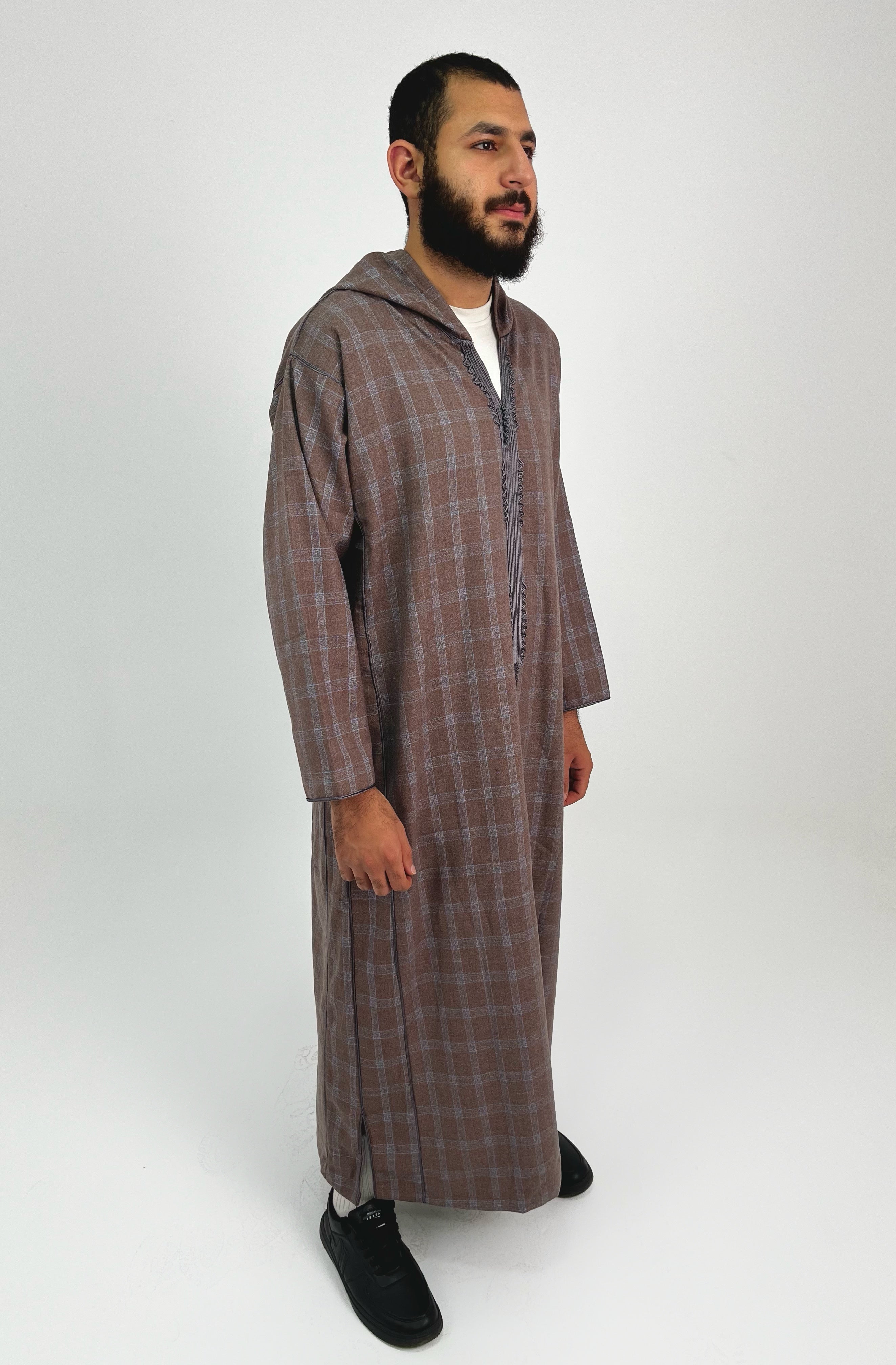 Aseel rose gold striped kshtbia