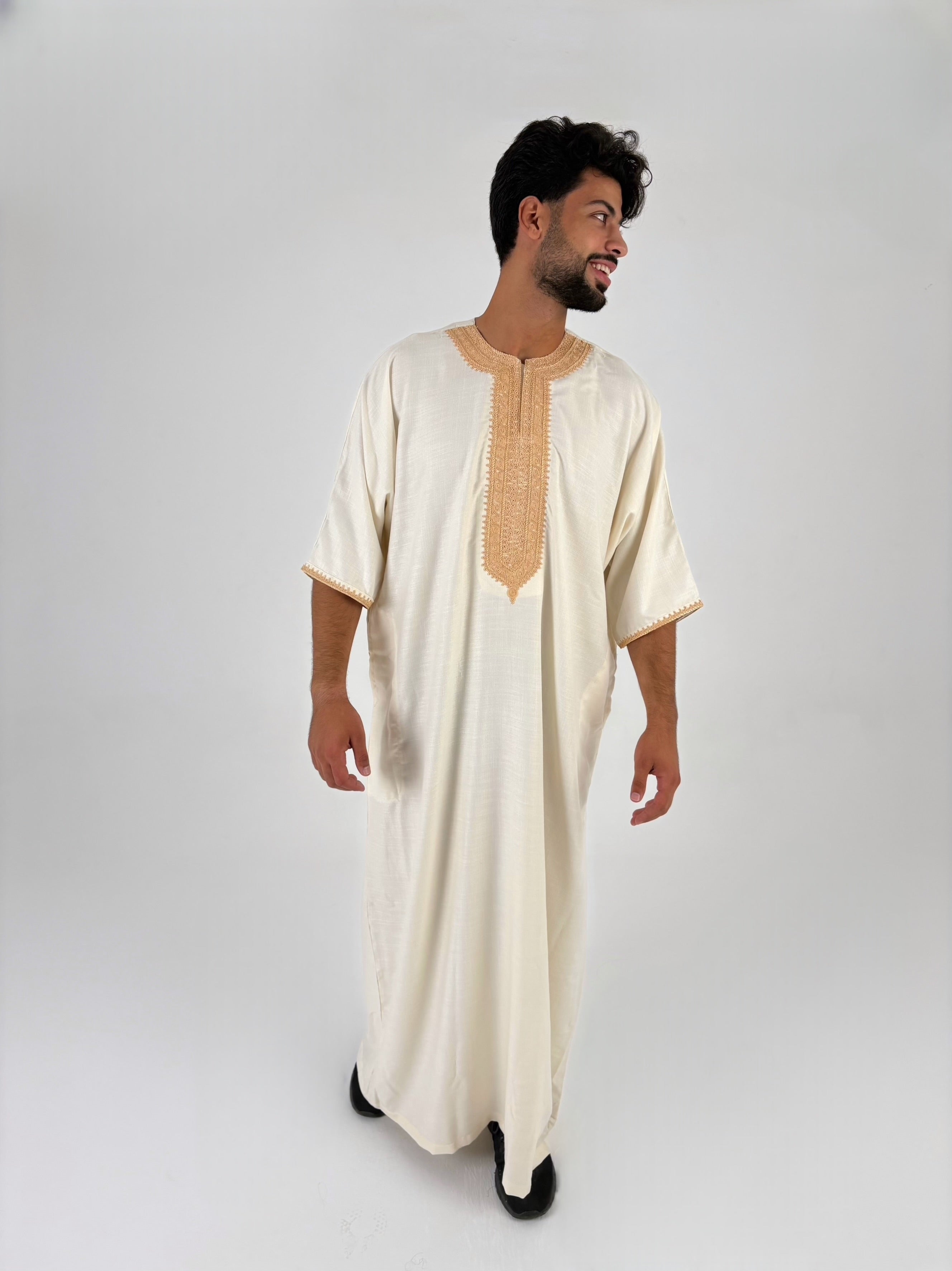 candora white premium thobe