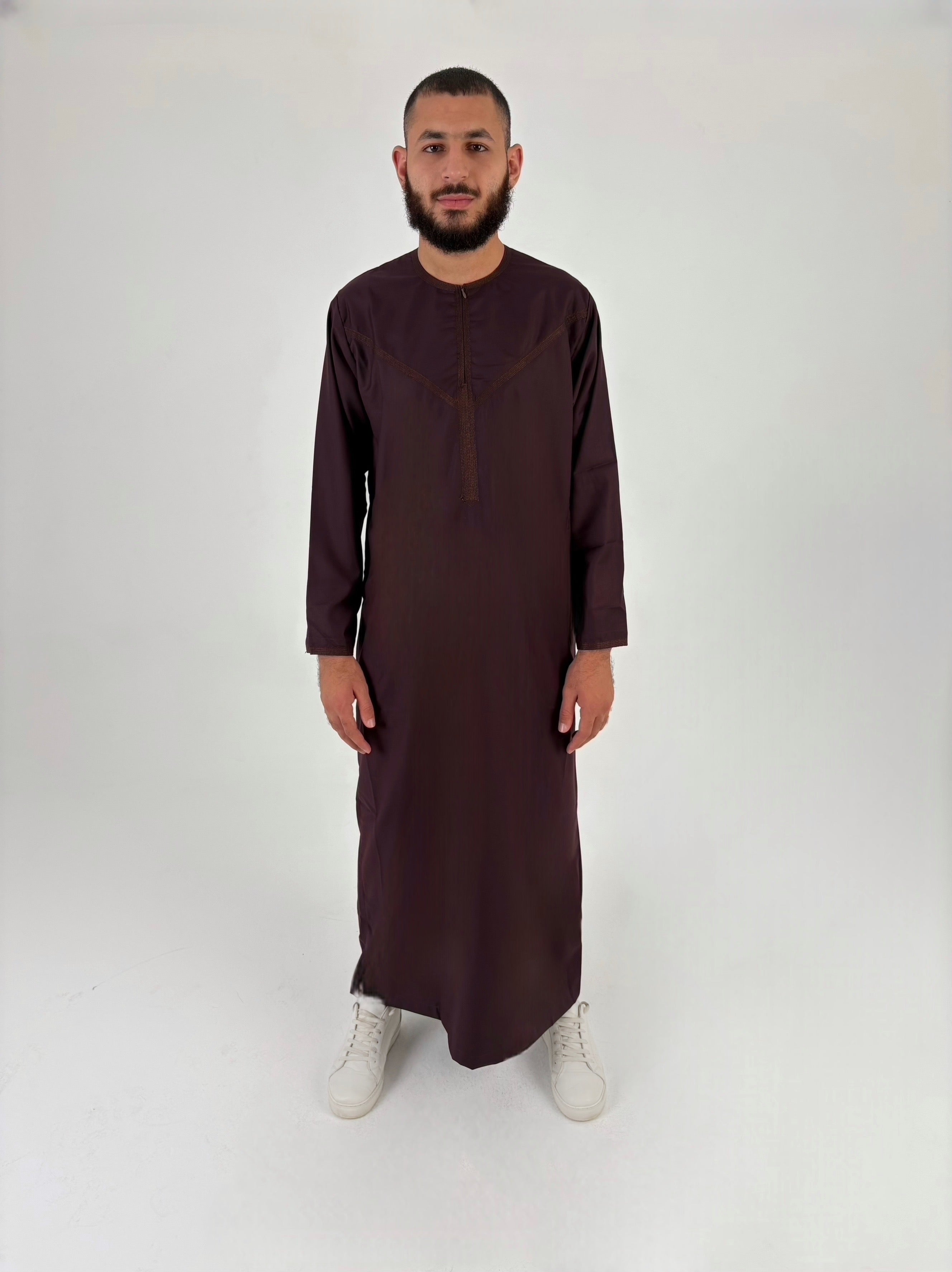 Omani thobe – burgundy