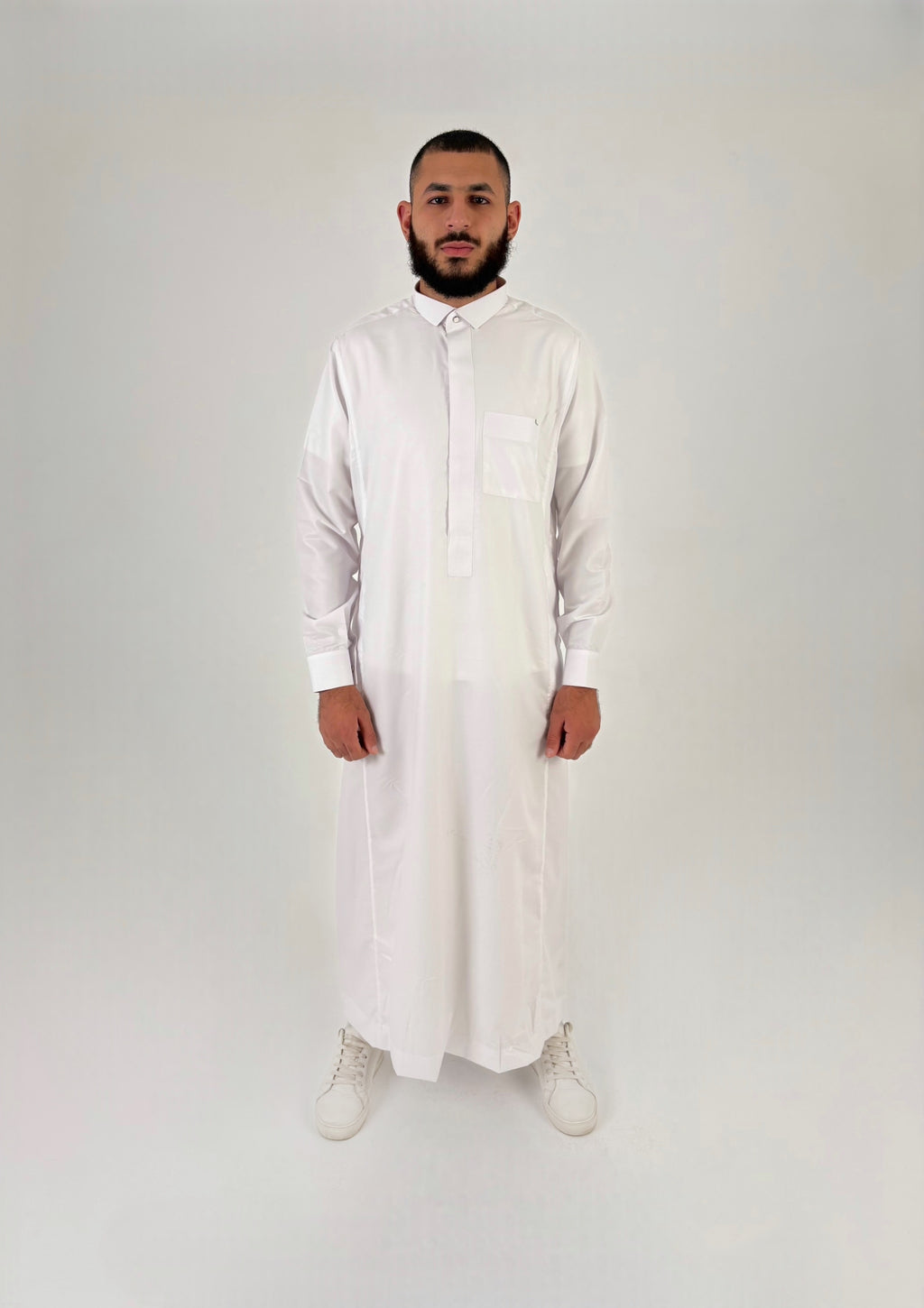 Premium white qatari thobe