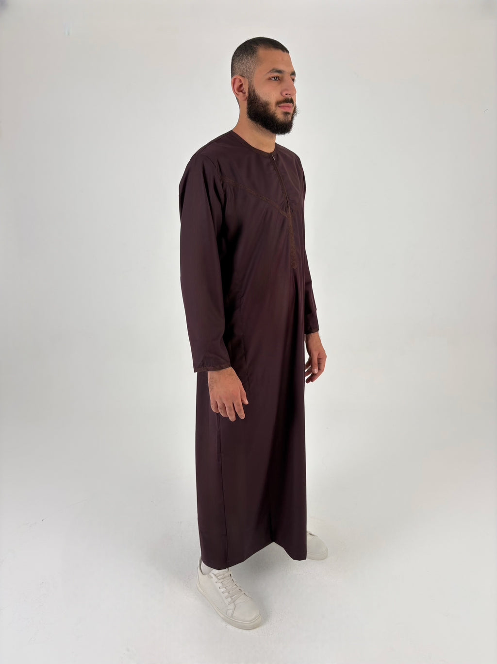 Omani thobe – burgundy