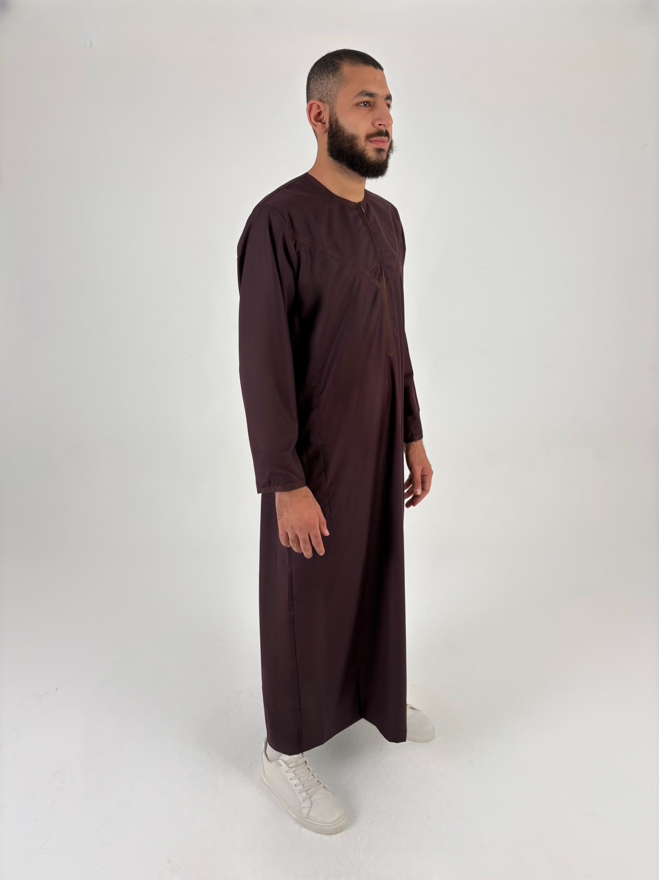 Omani thobe – burgundy
