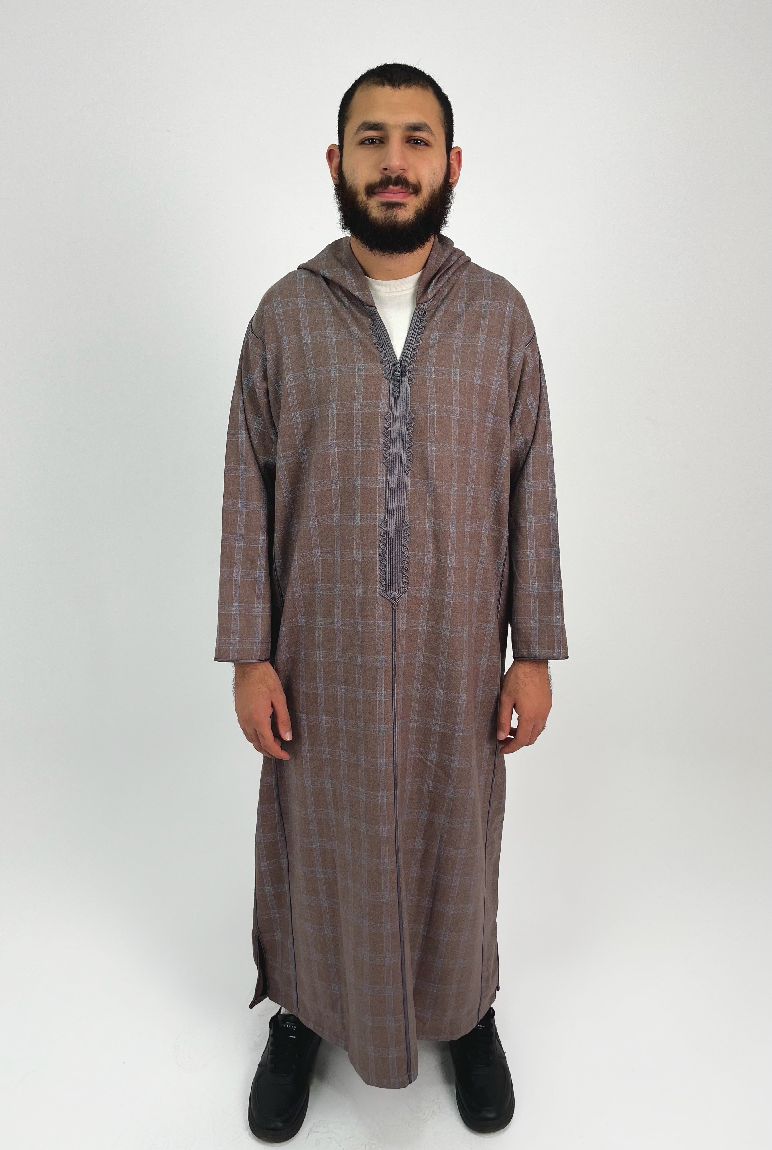 Aseel rose gold striped kshtbia