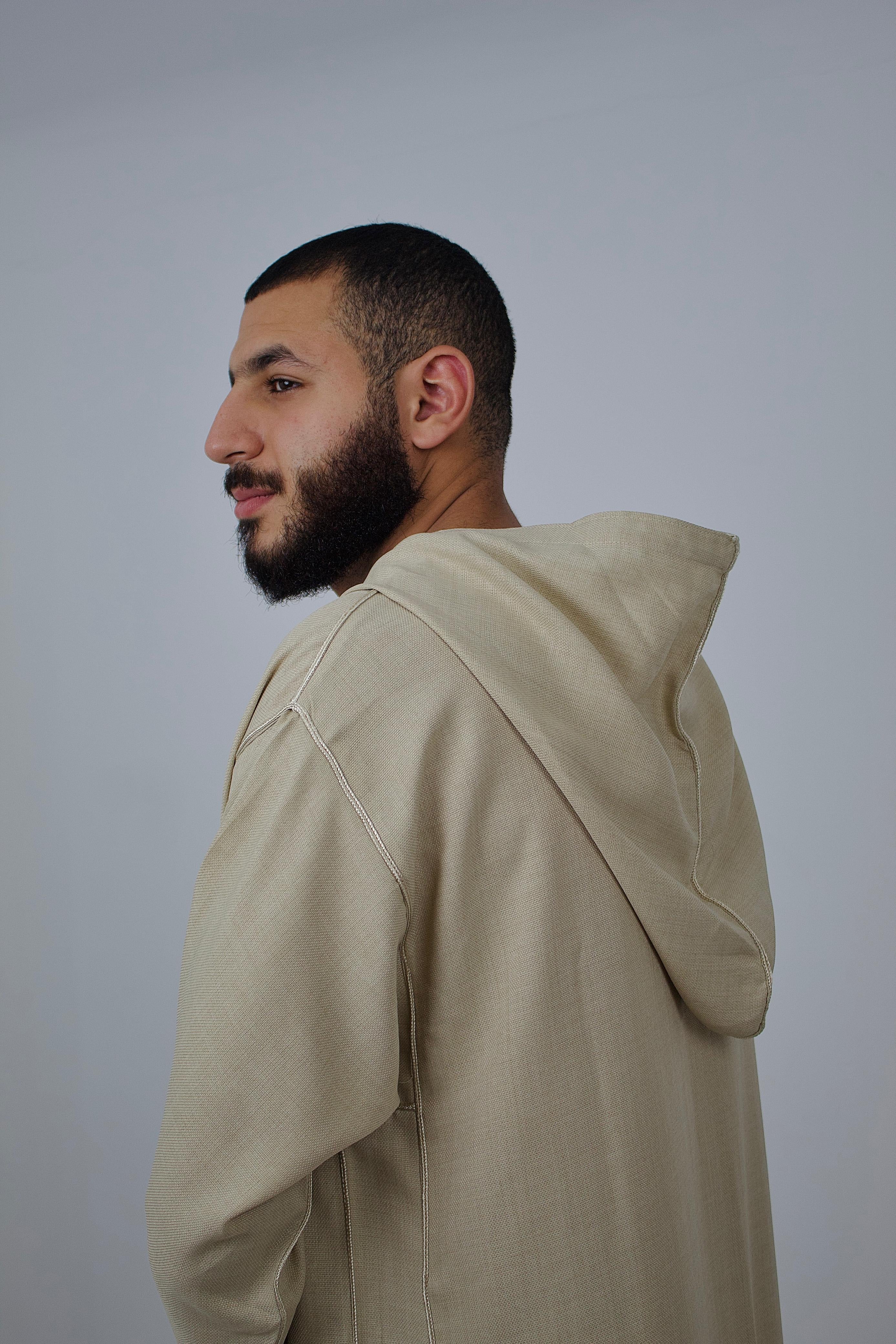 Beige moroccan thobe