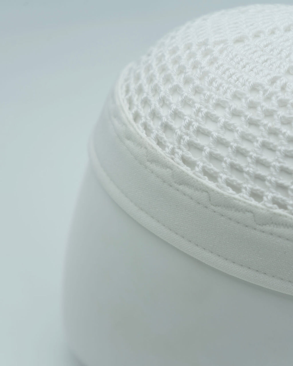 Chachia Egypt with white hand knitted headband