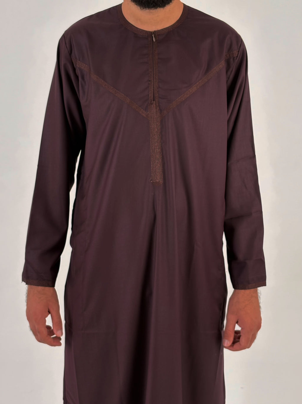 Omani thobe – burgundy