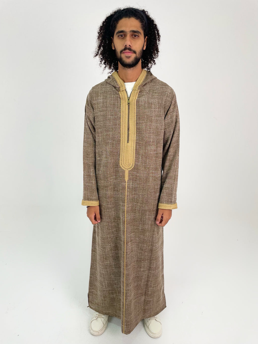 Aseel beige moroccan thobe